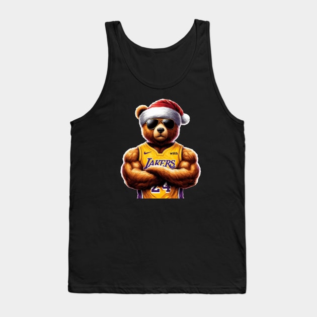 Los Angeles Lakers Christmas Tank Top by Americansports